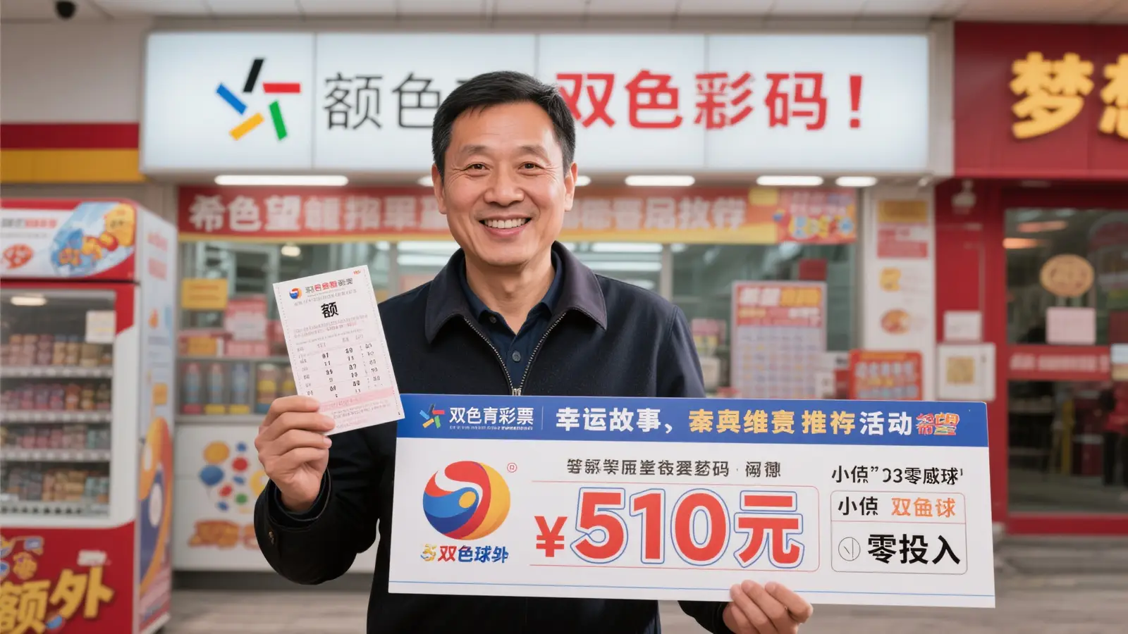 彩民喜中510万双色球大奖 赠票意外成幸运之源-图