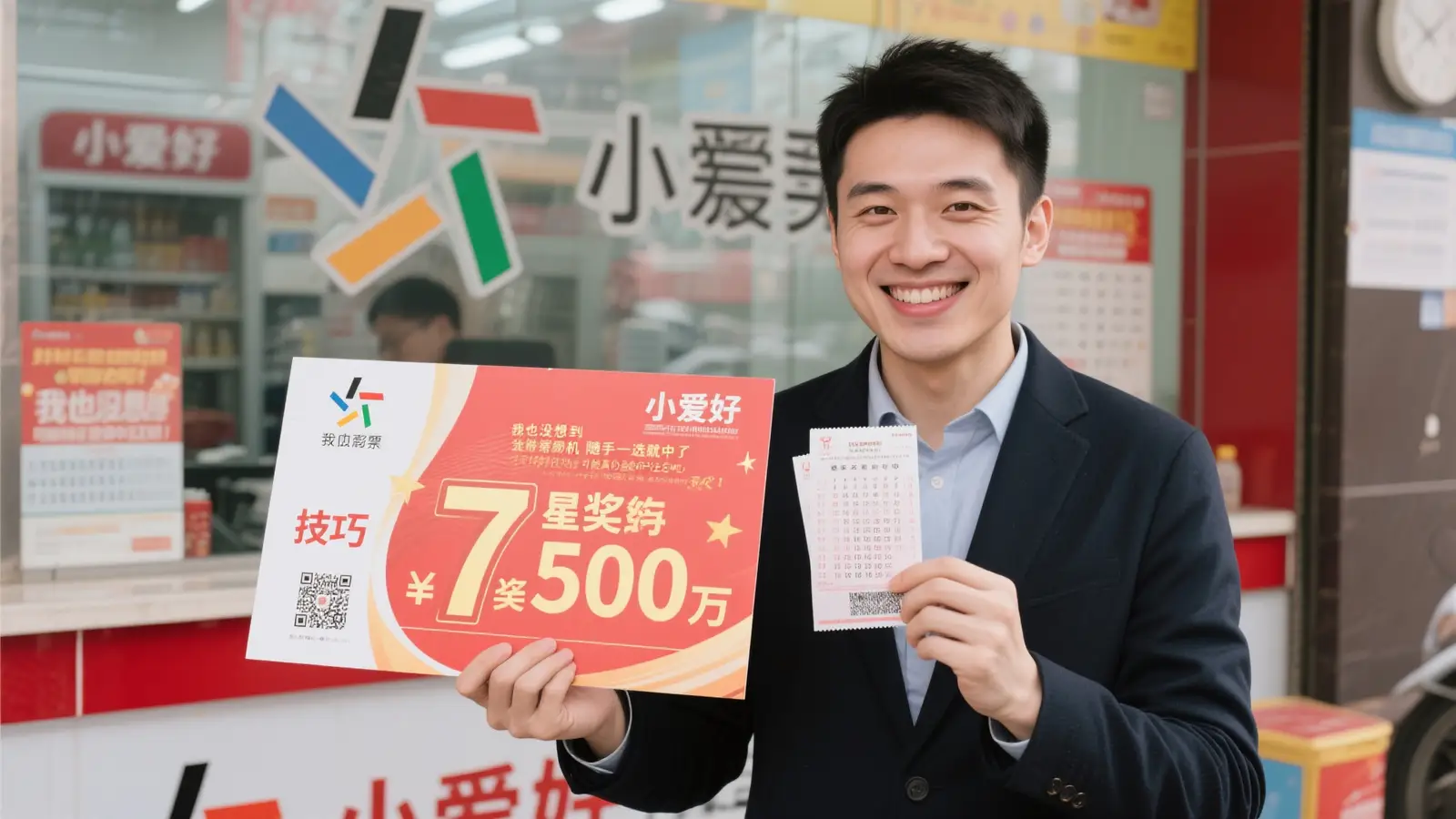 上班族随手一选喜中7星彩500万：坚持终有回报-图
