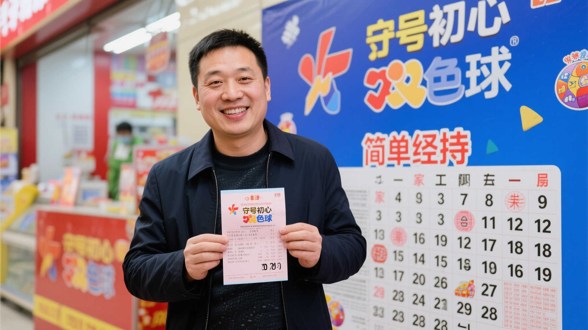 男子坚持守号仅一个月 喜中双色球552万大奖