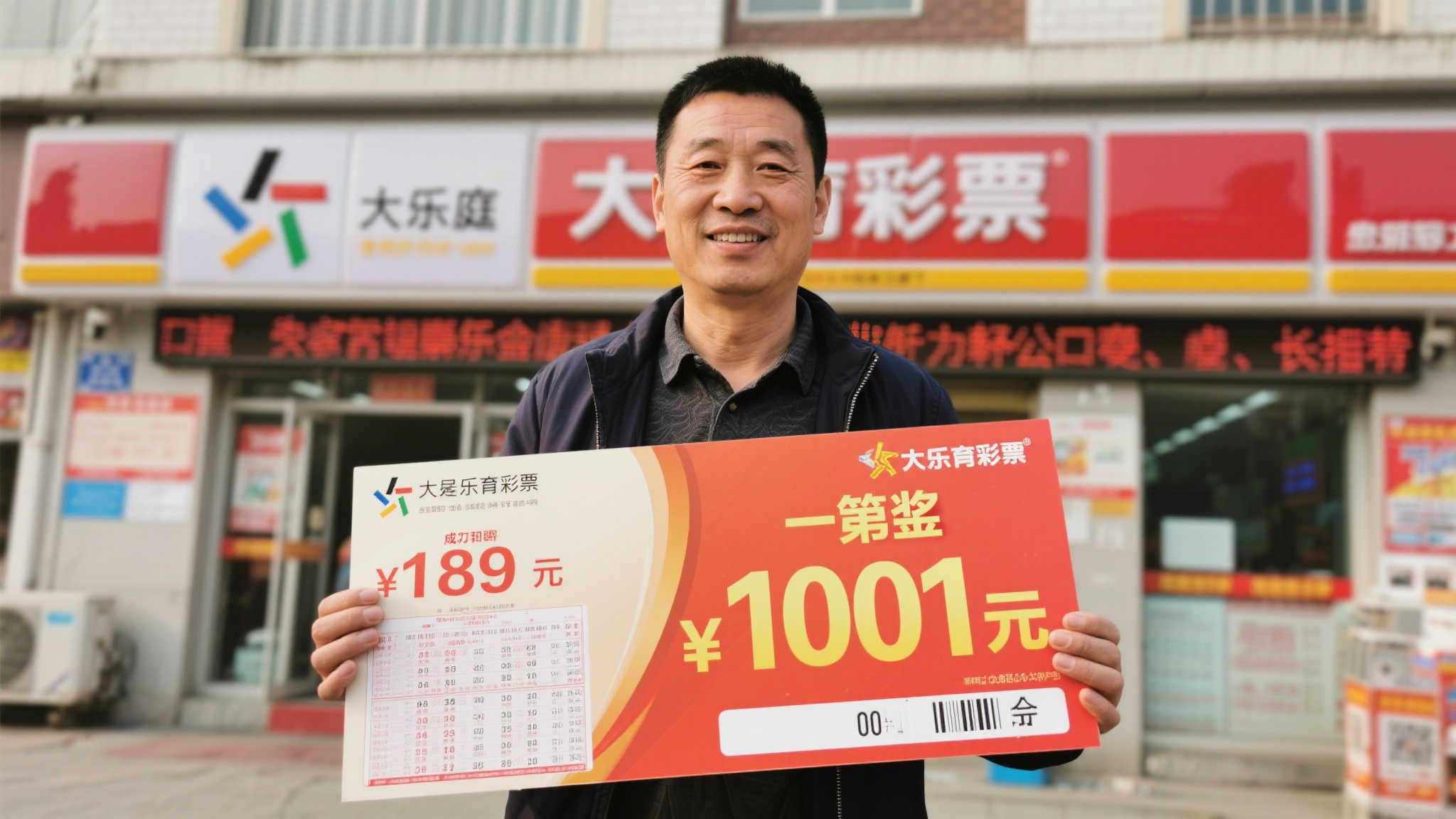 男子189元击中大乐透千万大奖 去年曾遗憾错失头奖